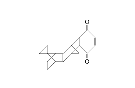 15-Spiro(1',1'-cyclopropyl)-syn, anti-pentacyclo(10.2.1.1/3,10/.0/2,11/.0/4,9/)hexadeca-2(11),6-diene-5,8-dione
