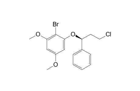 2-Bromanyl-1-[(1S)-3-chloranyl-1-phenyl-propoxy]-3,5-dimethoxy-benzene