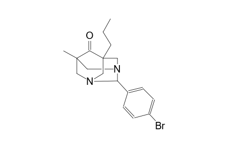 2-(4-bromophenyl)-5-methyl-7-propyl-1,3-diazatricyclo[3.3.1.1~3,7~]decan-6-one