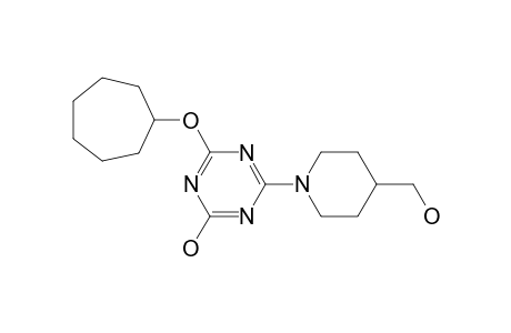 [1-(6-CYCLOHEPTYLOXY)-4-HYDROXY-1,3,5-TRIAZIN-2-YL)-PIPERIDIN-4-YL]-METHANOL