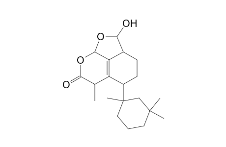 Furo[4,3,2-ij][2]benzopyran-7(2H)-one, 2a,3,4,6,8a,8b-hexahydro-2-hydroxy-6-methyl-5-(1,3,3-trimethylcyclohexyl)-