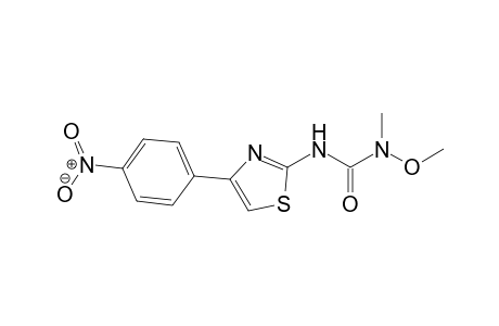 Urea, N-methoxy-N-methyl-N'-[4-(4-nitrophenyl)-2-thiazolyl]-