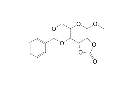 .alpha.-D-Mannopyranoside, methyl 4,6-O-(phenylmethylene)-, cyclic carbonate
