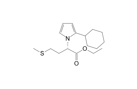 (S)-Ethyl 2-(2-cyclohexyl-1H-pyrrol-1-yl)-4-(methylthio)butanoate