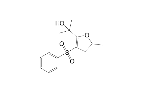 2-(1-Hydroxy-1-methylethyl)-5-methyl-3-(phenylsulfonyl)-4,5-dihydrofuran