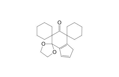 Trispiro[bicyclohexane-1,5":1',7"(6"H)-[5H]indene-4"(1"H),2"'-[1,3]dioxolan]-6"-one