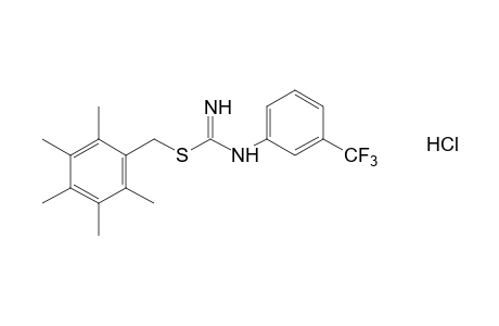 2-(2,3,4,5,6-pentamethylbenzyl)-2-thio-3-(alpha,alpha,alpha-trifluoro-m-tolul)-pseudourea, monohydrochloride