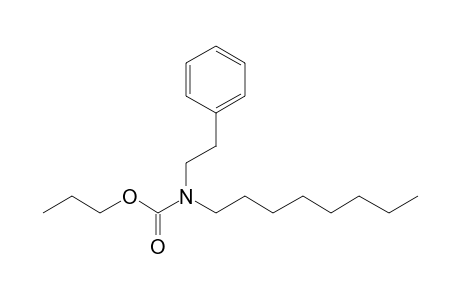 Carbonic acid, monoamide, N-(2-phenylethyl)-N-octyl-, propyl ester