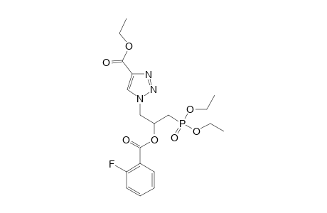 ETHYL-1-(3-(DIETHOXYPHOSPHORYL)-2-((2-FLUOROBENZOYL)-OXY)-PROPYL)-1H-1,2,3-TRIAZOLE-4-CARBOXYLATE