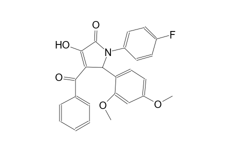 2H-pyrrol-2-one, 4-benzoyl-5-(2,4-dimethoxyphenyl)-1-(4-fluorophenyl)-1,5-dihydro-3-hydroxy-