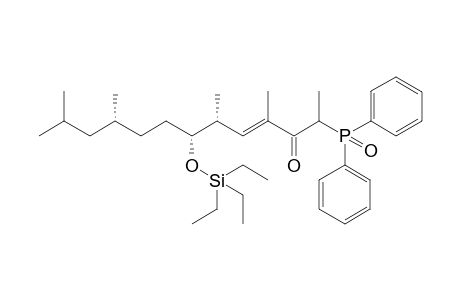 (4E,6R,7R,10R)-4,6,10,12-tetramethyl-7-[(triethylsilyl)oxy]-2-diphenylphosphinyl-4-tridecen-3-one