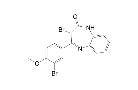 3-Bromo-4-(3-bromo-4-methoxyphenyl)-2,3-dihydro-1H-1,5-benzodiazepin-2-one