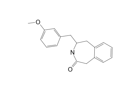 2,3,4,5-TETRAHYDRO-4-(3'-METHOXYBENZYL)-2-OXO-1H-3-BENZAZEPINE