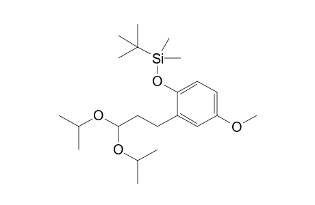 3-[2-(tert-Butyldimethylsilyloxy)-5-methoxyphenyl]-1,1-diisopropoxypropane