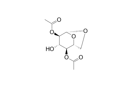 .beta.-D-Glucopyranose, 1,6-anhydro-, 2,4-diacetate