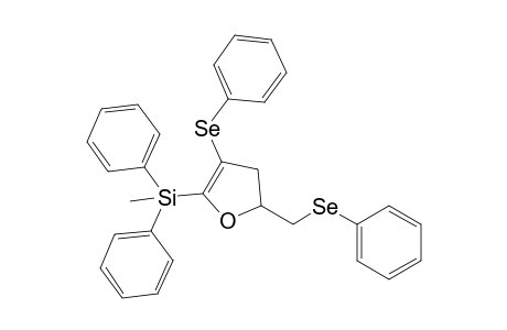 5-Methyldiphenylsilyl-4-phenylselenyl-2-phenylselenylmethyl-2,3-dihydrofuran