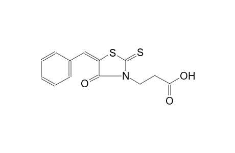 3-[(5E)-5-benzylidene-4-oxo-2-thioxo-1,3-thiazolidin-3-yl]propanoicacid