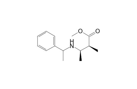(2S,3R,.alpha.R)-Methyl 3-[N-(.alpha.-methylbenzyl)amino]-2-methylbutanoate