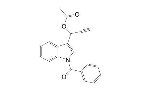 1-(1-Benzoyl-1H-indol-3-yl)prop-2-ynyl acetate