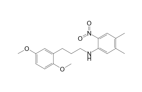 N-[3-(2',5'-Dimethoxyphenyl)propyl]-4,5-dimethyl-2-nitroaniline