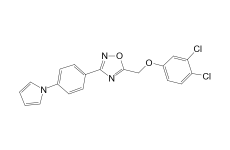 1,2,4-Oxadiazole, 5-[(3,4-dichlorophenoxy)methyl]-3-[4-(1H-pyrrol-1-yl)phenyl]-