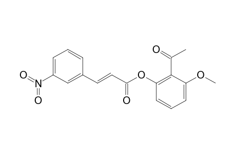 6'-METHOXY-2'-(3-NITROCYNNAMOYLOXY)-ACETOPHENONE