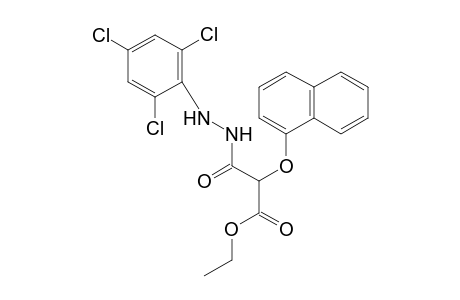 Propanedioic acid, 2-(1-naphthalenyloxy)-, monoethyl ester, 2-(2,4,6-trichlorophenyl)hydrazide