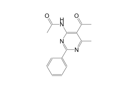 N-(5-acetyl-6-methyl-2-phenyl-4-pyrimidinyl)acetamide