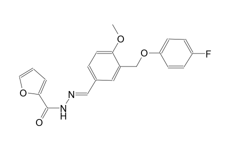 N'-((E)-{3-[(4-fluorophenoxy)methyl]-4-methoxyphenyl}methylidene)-2-furohydrazide