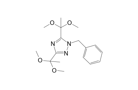 1-Benzyl-3,5-bis(1,1-dimethoxyethyl)-1H-1,2,4-triazole