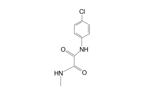 N'-(4-chlorophenyl)-N-methyl-ethanediamide
