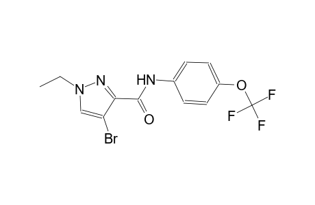 4-bromo-1-ethyl-N-[4-(trifluoromethoxy)phenyl]-1H-pyrazole-3-carboxamide