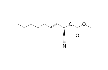 (2R,3E)-2-(METHOXYCARBONYLOXY)-OCT-3-ENENITRILE