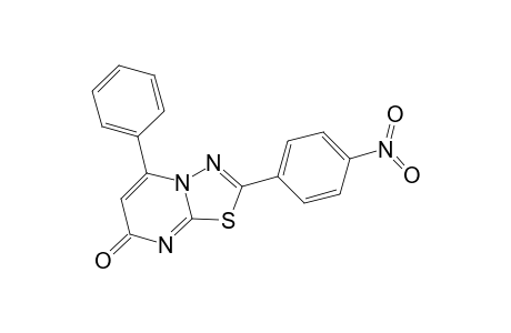 2-(4-nitrophenyl)-5-phenyl-[1,3,4]thiadiazolo[3,2-a]pyrimidin-7-one