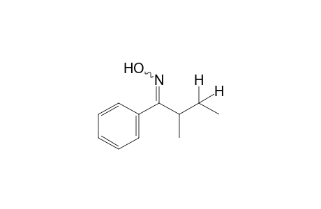 2-methylbutyrophenone, oxime