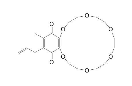 18-Allyl-19-methylbenzo-1,4,7,10,13,16-hexaoxacyclooctadecane-17,20-dione