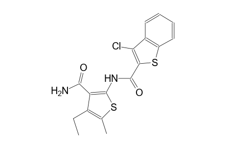N-[3-(aminocarbonyl)-4-ethyl-5-methyl-2-thienyl]-3-chloro-1-benzothiophene-2-carboxamide