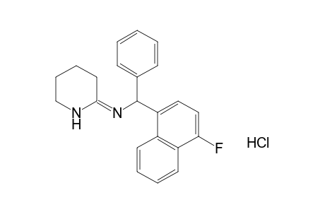 2-{[α-(4-fluoro-1-naphthyl)benzyl]imino}piperidine, monohydrochloride