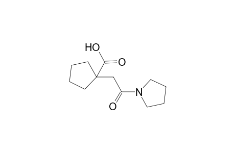 cyclopentanecarboxylic acid, 1-[2-oxo-2-(1-pyrrolidinyl)ethyl]-