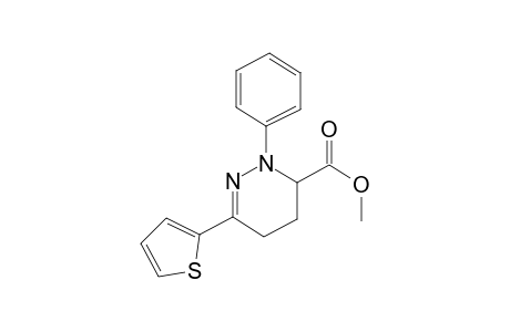 Methyl 2-phenyl-6-(thiophen-2-yl)-2,3,4,5-tetrahydropyridazine-3-carboxylate