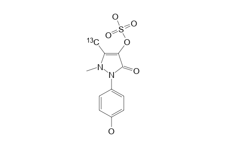 [C-METHYL-(13)C]-4,4'-DIHYDROXY-ANTIPYRINE-SULFATE;[C-METHYL-(13)C]-DOHA-S