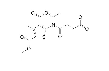 2-[3-Carboxypropionamido]-3,5-dicarbethoxy-4-methylthiophene