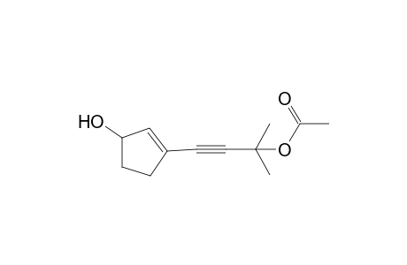 4-(3-Hydroxycyclopent-1-en-1-yl)-2-methylbut-3-yn-2-yl acetate