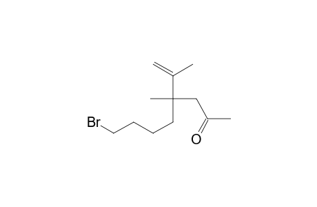4-(4-bromobutyl)-4,5-dimethyl-5-hexen-2-one