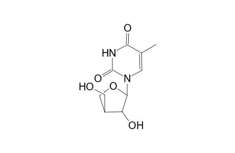 1-(3-hydroxy-4-methylol-tetrahydrofuran-2-yl)-5-methyl-pyrimidine-2,4-quinone
