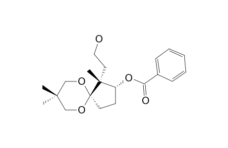 (1RS,2RS)-1,8,8-trimethyl-1-(2'-hydroxyethyl)-6,10-dioxaspiro[4.5]dec-2-yl benzoate