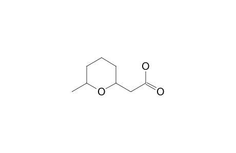 2-(6-methyloxan-2-yl)acetic acid