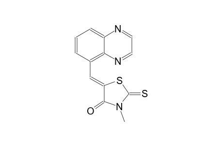4-thiazolidinone, 3-methyl-5-(5-quinoxalinylmethylene)-2-thioxo-, (5Z)-