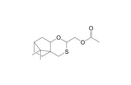 4-(Acetoxymethyl)-11,11-dimethyl-5-oxa-3-thiatricyclo[6.2.1.0(1,6)]undecane
