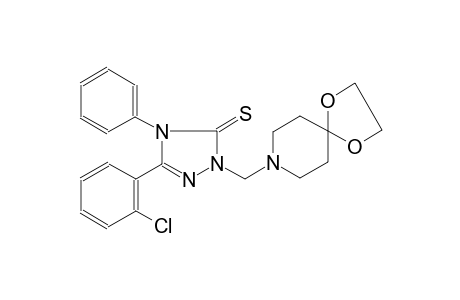 5-(2-Chlorophenyl)-2-(1,4-dioxa-8-azaspiro[4.5]dec-8-ylmethyl)-4-phenyl-2,4-dihydro-3H-1,2,4-triazole-3-thione